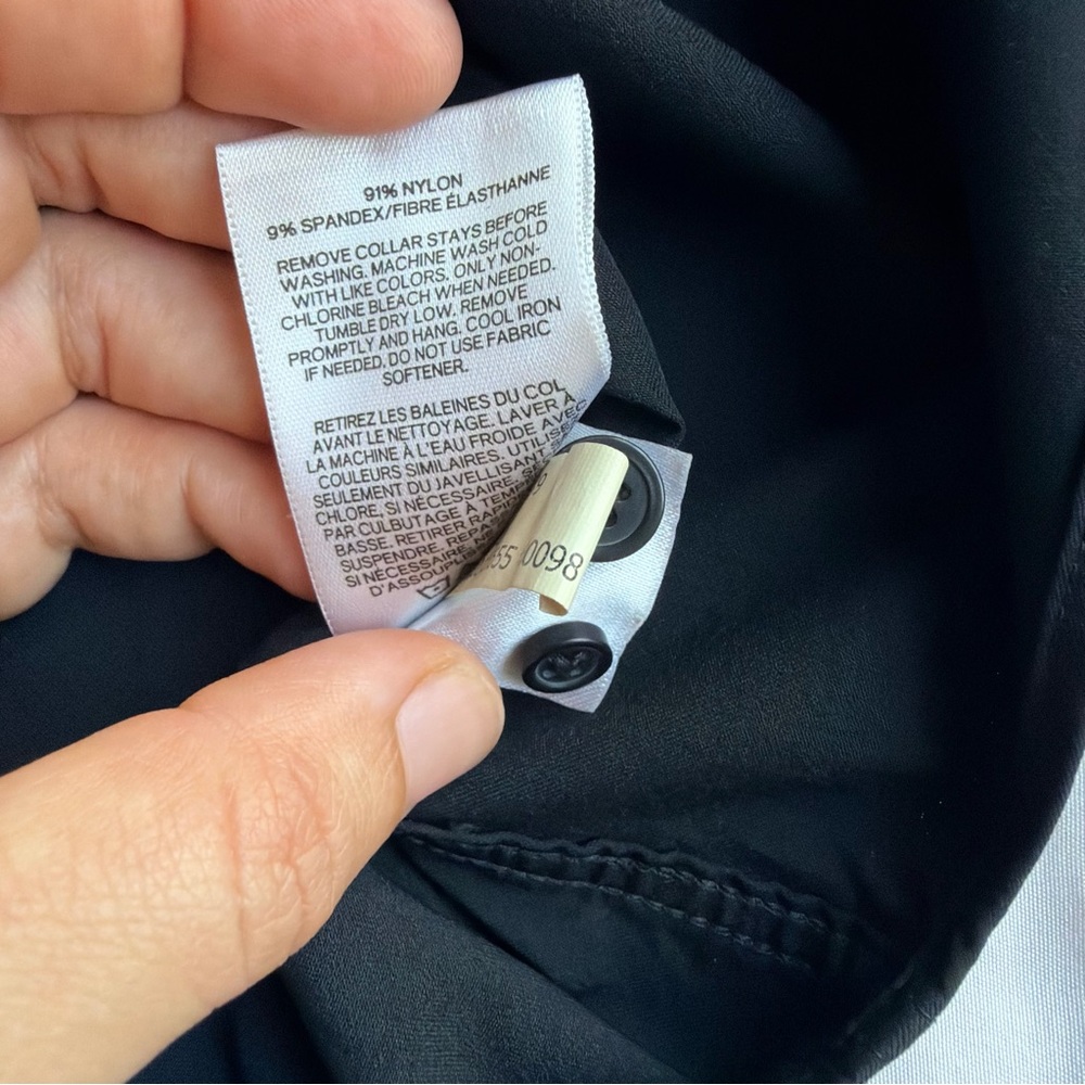 Men’s Express Extra Slim Solid Wrinkle-Resistant … - image 5